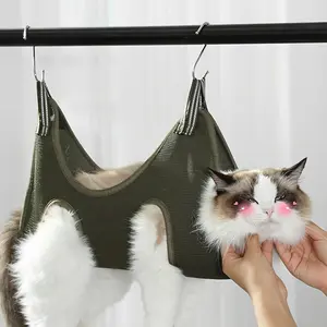 Pet Grooming Hammock, Anti-Scratch Pet Harness, Ideal for Cats and Dogs, Nail Trimming and Bathing Aid, Essential Pet Care Tool