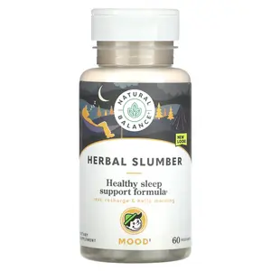 Natural Balance Herbal Slumber, Healthy Sleep Support Formula, 60 VegCaps