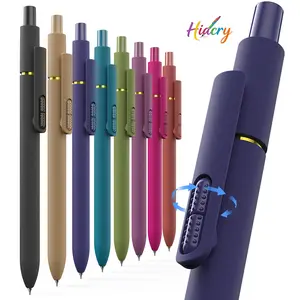 Hiacry 8 Pcs Gel Pens - 0.7mm Fine Point Smooth Writing Black Ink, Quick-Dry Long Lasting Fidge Pens, School & Office Supplies for Men Women