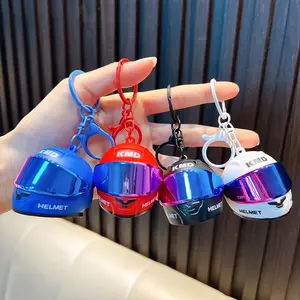 Cool Motorcycle Helmet Keychain, Fun Car Key Ring, Creative Rider Accessory, Motorcycle Backpack Charm, Unique Gift Idea