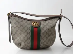 Pre-owned GUCCI Coated canvas Crossbody Bags Ophidia Hobo Crossbody Bag for Women