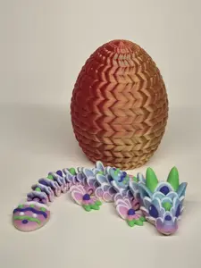 Easter Egg Dragon with Egg
