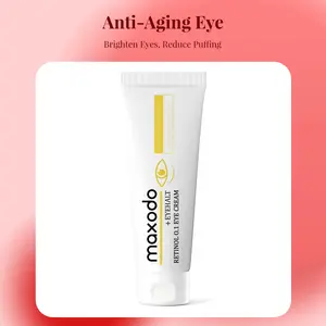 Maxodo Anti-Aging Eye Cream with Retinol 0.1 for Dark Circle Reduction & Puffiness Control Brightening Under Eye Treatment
