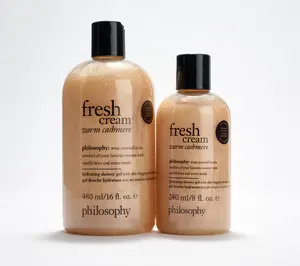 philosophy vanilla recipes 16oz & 8oz shower gel set philosophy vanilla recipes 16oz & 8oz shower gel set