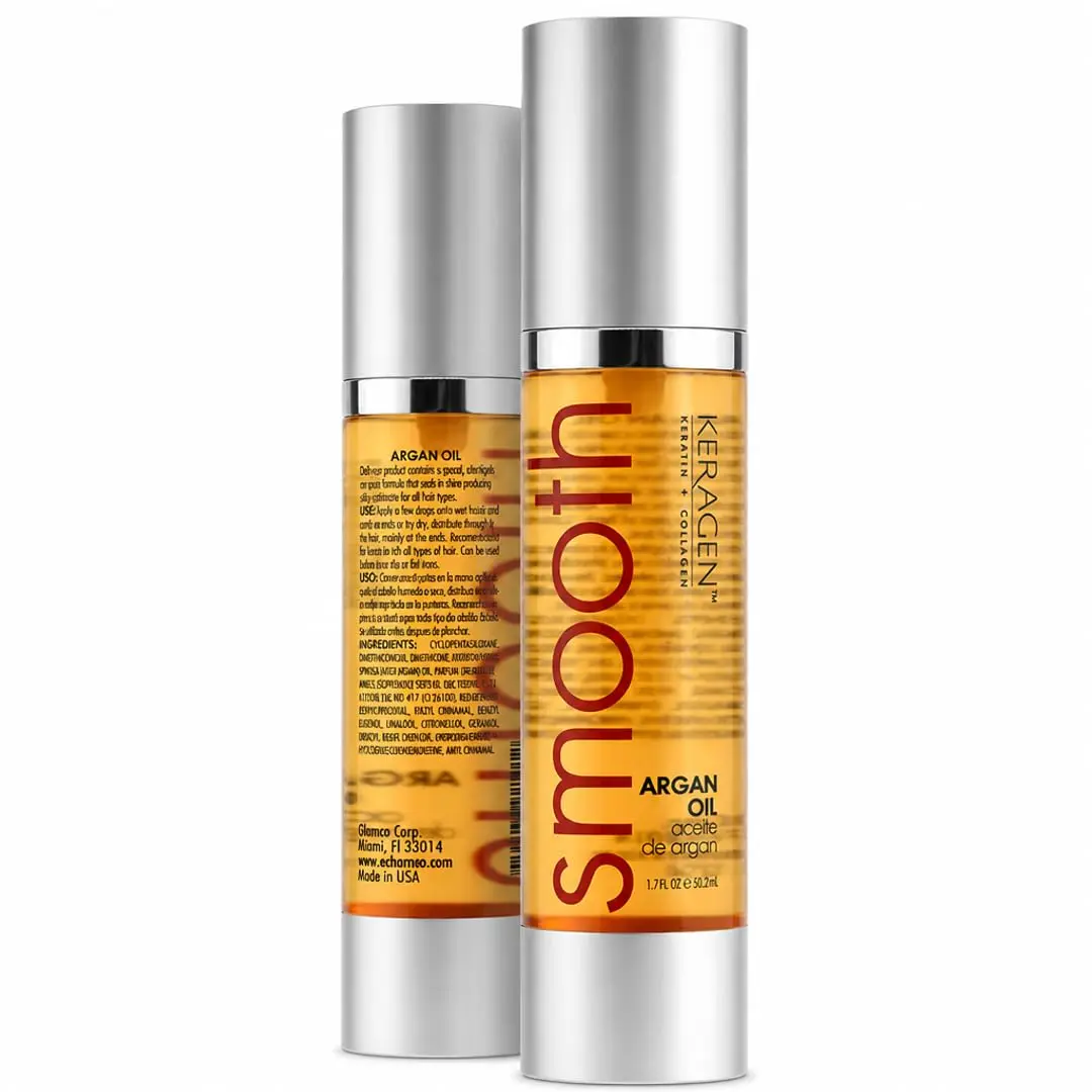 Keragen Argan Oil for Hair – Moroccan Hair Serum for Shine & Repair, Daily, Shiny Hair