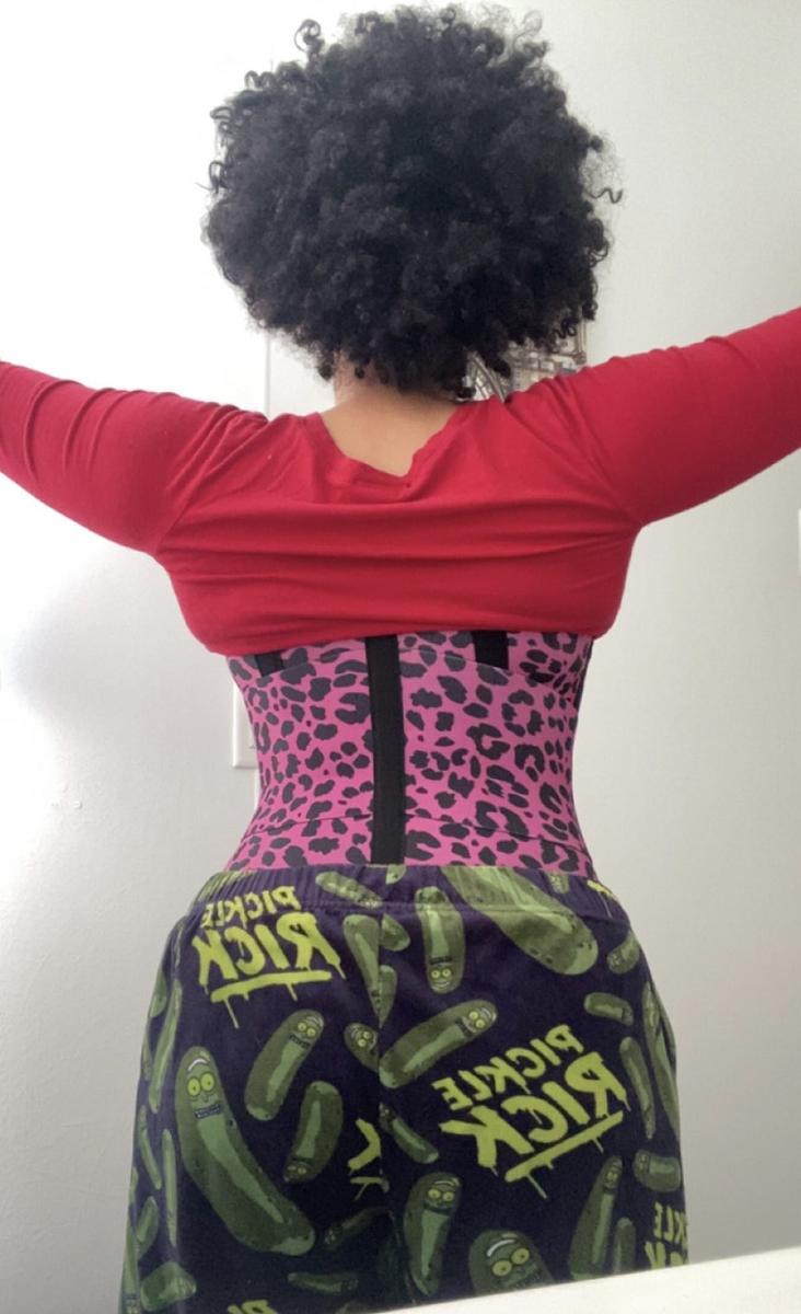 Item: Purple Leopard Print, M