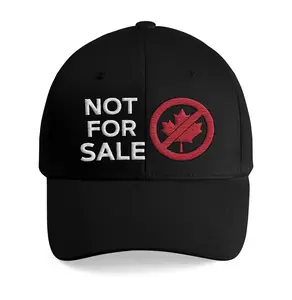 Embroidered Canada is Not for Sale Hat, Our Home, Our Land, Unique Canadian Flag Cap, Canada Not For Sale Hat