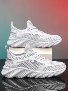 Couple Lightweight Mesh Hiking Shoes, Breathable Quick-Dry Anti-Slip Wear-Resistant Outdoor Water Sand Trekking Boots