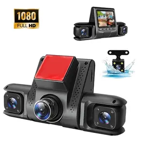 4 Lens Car DVR Monitor Camera, 2 Inch IPS Screen Car DVR with Front & Rear Camera, Car Video Surveillance & G-sensor, Car Accessories, Car Dashcam, Dash Cam DVR