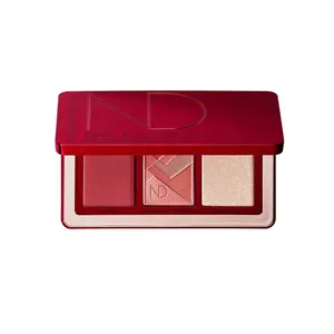 BERRY POP CHEEK TRIO Cheek Palette - Lightweight, Tinted, Radiant - Blush Makeup Cranberry Highlighter Glow Cosmetics Gentle