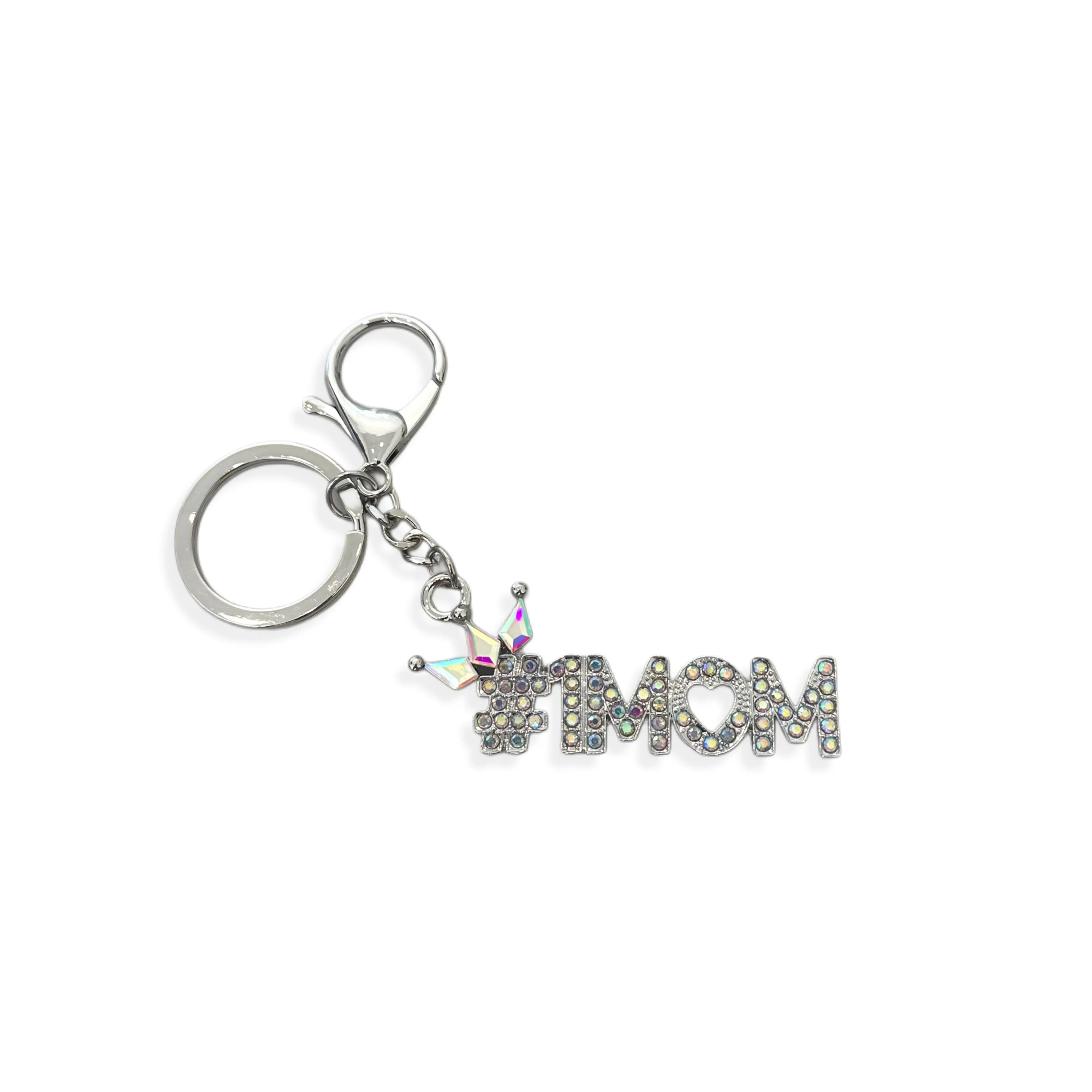 Loved One Charms with Adjustable Rhinestone Pendant (#C001) Adjustable Bag Charm & Purse Accessory - by Iris & Rainbow