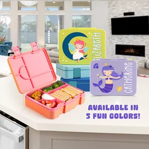 Girls School Lunch Box with Customized Bento Box