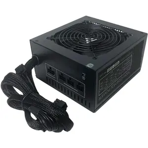 ATX-ES700W  700W ATX Semi-Modular Gaming Power  with Auto-Thermally Controlled 120mm Black Fan, 115/230V ,  Protections