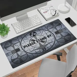 Fallout "Please Stand By" Large Mouse Pad - Ultra-Smooth Desk Mat with Stitched Edges, Non-Slip Waterproof Rubber Base