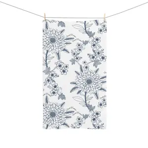Anti Trump Hand Towel, Toile Design Subtle Kitchen Towel, Liberal Gag Gift, Funny Political Keepsake, Anti Maga Home Decor
