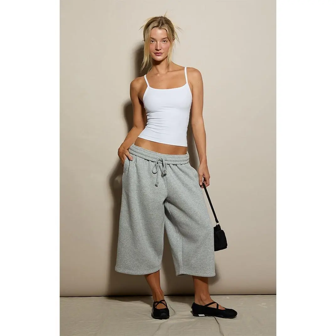 Pacsun Women's Ultra Soft Fleece Cropped Sweat Shorts