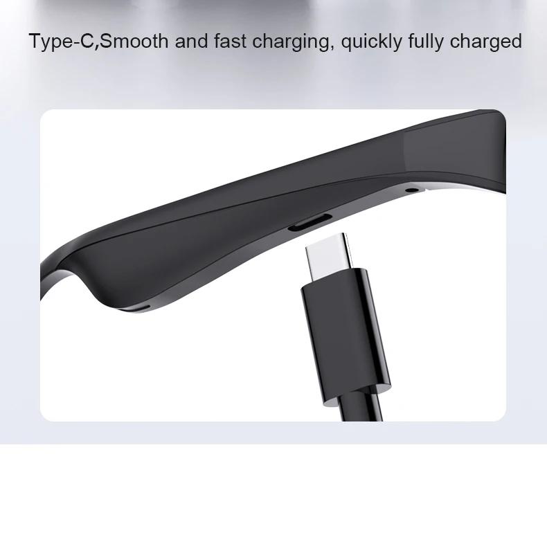 Smart Glasses AI Translation Bluetooth Sunglasses Hands-Free Music & Calls UV Protection Outdoor Sports Headphones for Men Women