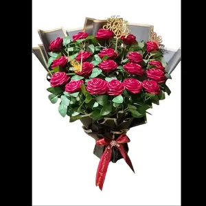Beautiful 20 ribbon roses all handmade