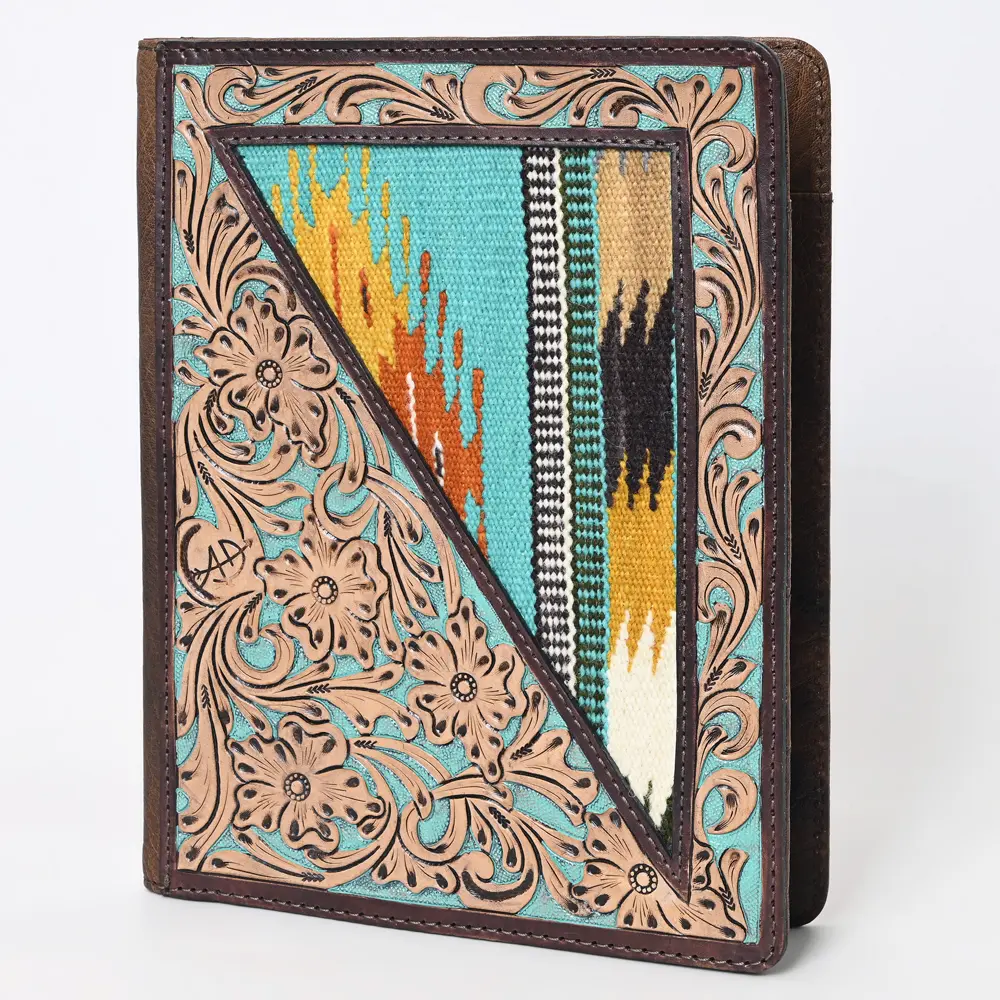 American Darling Portfolio Bag Hand Tooled Genuine Leather Western Women | Student for Sketches