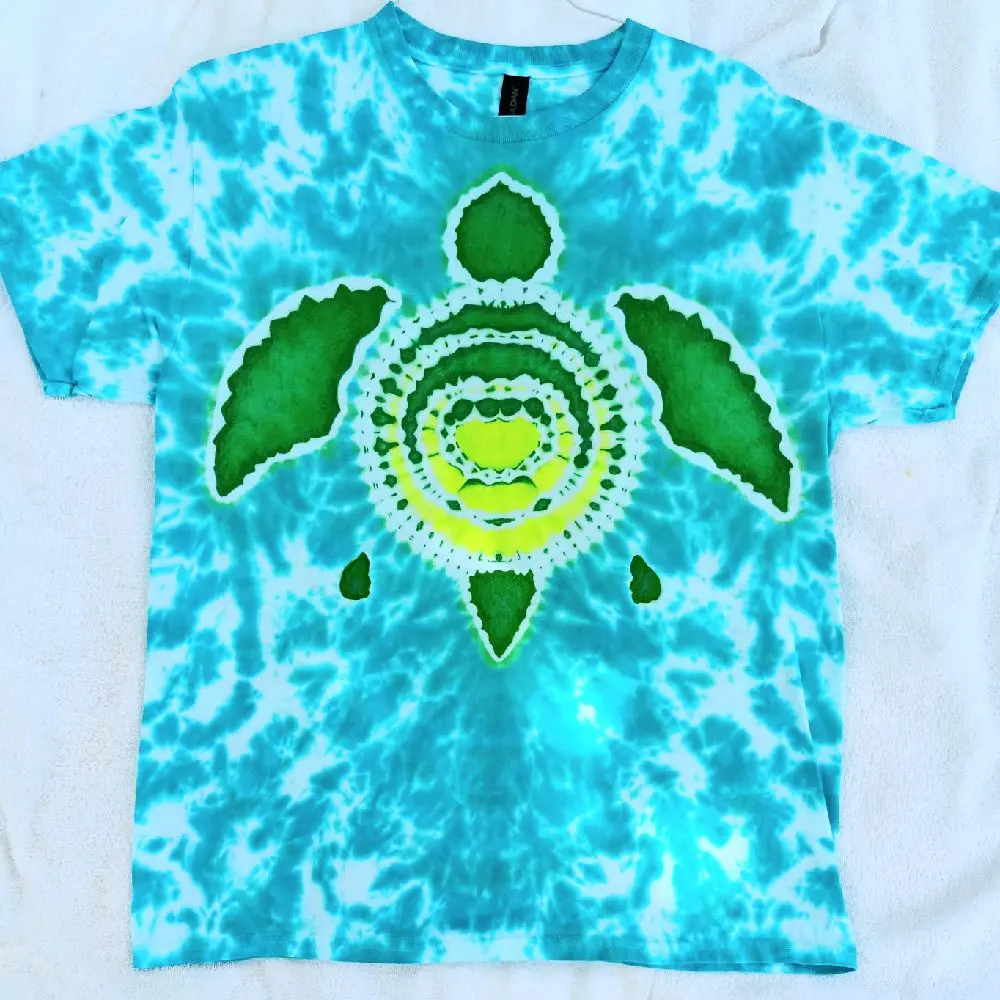 Adult Large Turtle Tie Dye Shirt