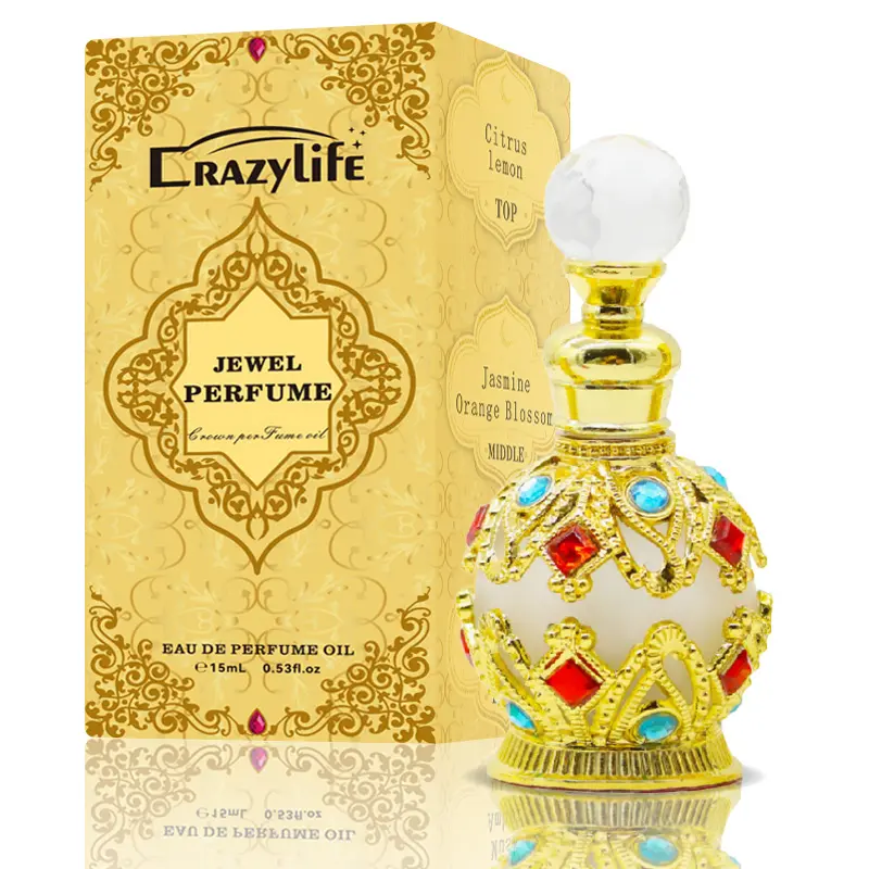 Women's Arabian Floral Perfume Oil - 15ml Alcohol-Free Jojoba Oil Base Elegant Perfume, Naturally Derived, Adults-Focused, Boosts Feminine Energy, Single Item, Floral Natural Fragrance