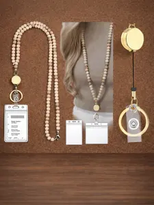 Sam & Lori Cute Retractable Lanyard for ID Badges & Keys, Stylish Breakaway Neck Lanyard for Teachers and Women, Perfect Gift for Holidays
