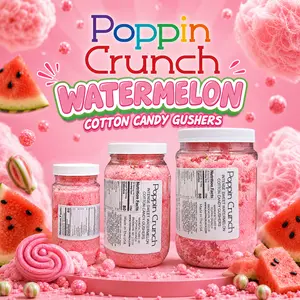 Poppin Crunch Intense Watermelon Cotton Candy Gushers - Choice of Sweet or Sour Poppin Crunch Intense Watermelon Cotton Candy Gushers - Choice of Sweet or Sour