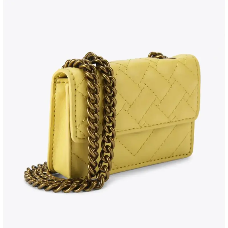 Women's Embroidery Shoulder Bag - Glossy Leather Crossbody with Chain, Trendy Satchel for Bag Lovers Women's Embroidery Shoulder Bag - Glossy Leather Crossbody with Chain, Trendy Satchel for Bag Lovers