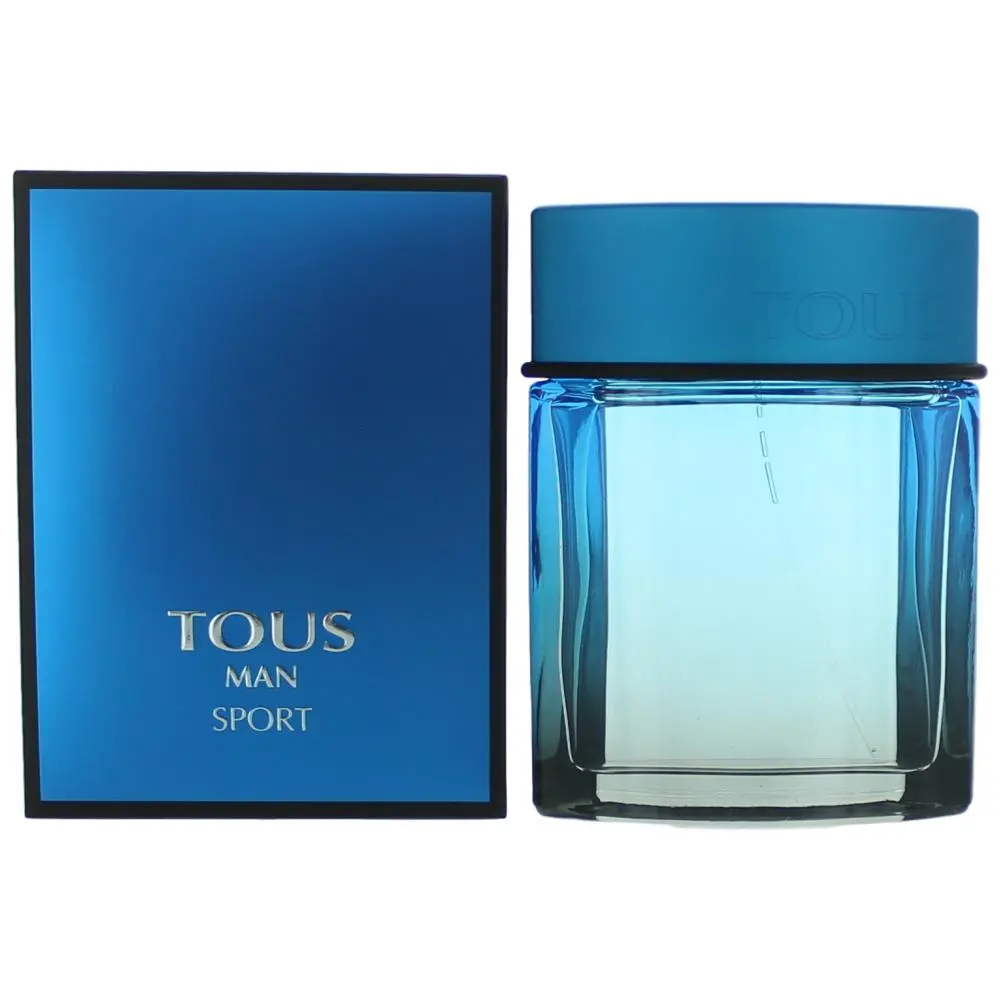Tous Man Sport, Fresh Aquatic Citrus-Fruity Cologne for Men with Lemon and Cedar Notes, Eau de Toilette Spray, 3.4 oz, Citrus Cologne Men's Fragrance, Fresh Aquatic Citrus-Fruity Men's Fragrance
