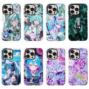 Hatsune M-Miku Artistic Kawaii Phone Cases For iPhone 17 16 15 14 13 12 11 Promax Pro Air Plus Shockproof Cover Casing Protection Best Gifts For Valentine Christmas Birthday
