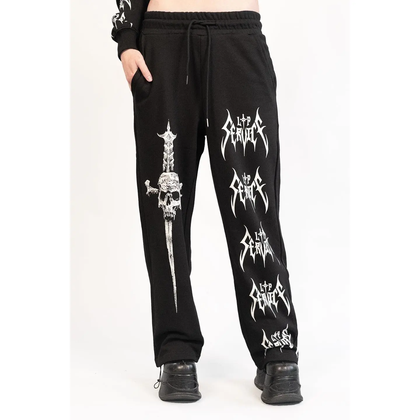 Lip Service Metal Dagger Sweatpants