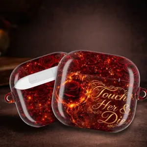 Dark Romance “Touch Her & Die” Earbud Case