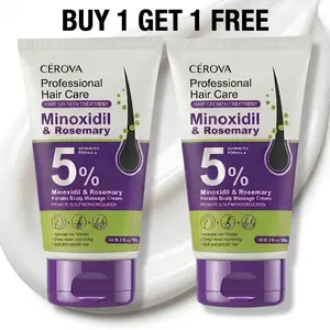 New Release  CEROVA 5% Minoxidil &Rosemary  Hair Growth Foam for Men & Women Anti Hair Loss Treatment with Keto & Ginger Root Extract Gel