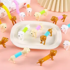 22pcs Stretchy Toy Dogs, Random Shapes, Desktop Toys & Decorations, Perfect Kids Gifts, Classroom Prizes, Party Favors