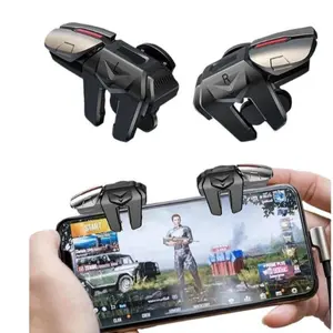 2026 New Mobile Phone Gaming Controller Combo, Gaming Triggers Mobile Phone Game Controller for PUBG/Knives Out/Call of Duty/Rules of Survival, Aim & Fire Trigger for iPhone & Android Phones