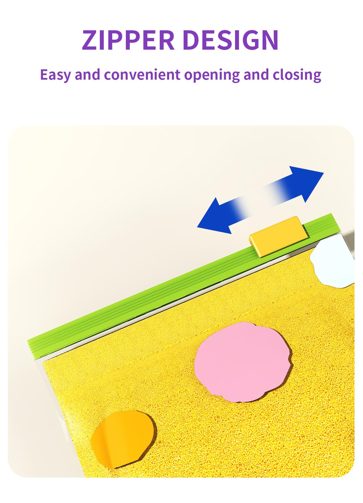 Sealed bag, food preservation bag, household self sealing bag, plastic sealing, thickened refrigerator storage, refrigeration special packaging with sealing tape