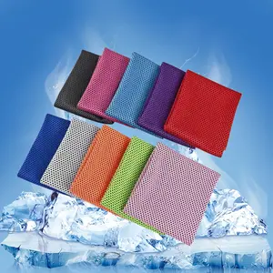 Cooling Towel 1 Pack, Ice Silk Breathable Microfiber Towel for Instant Chill, Ideal for Sports, Gym, Yoga, Running, Camping & Outdoor Activities, Single Piece