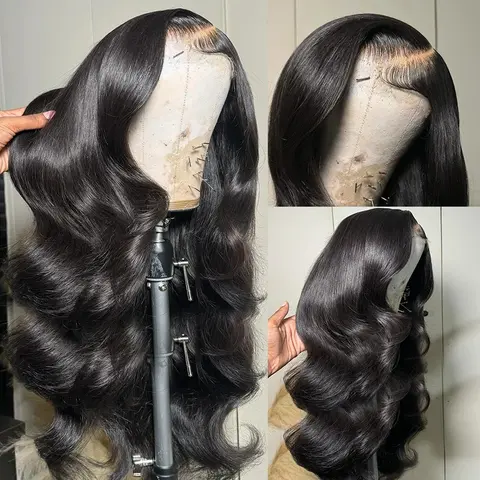 Body Wave 13x6 Lace Front Wigs Human Hair 13x4 Lace Frontal Human Hair Wigs Pre Plucked with Baby Hair Brazilian Virgin Hair Body Wave Human Hair 13x6 HD Lace Front Wigs