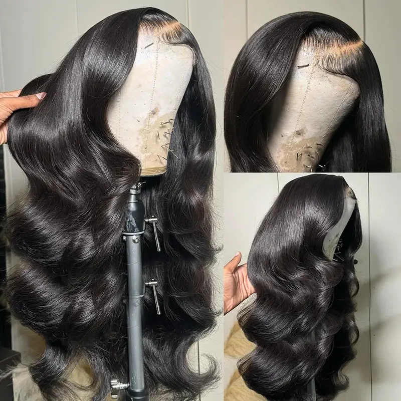 Body Wave 13x6 Lace Front Wigs Human Hair 13x4 Lace Frontal Human Hair Wigs Pre Plucked with Baby Hair Brazilian Virgin Hair Body Wave Human Hair 13x6 HD Lace Front Wigs