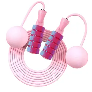 Jump Rope with 2 in 1 Training Adjustable Ropeless Skipping Rope Fitness Weighted, Adjustable Weighted Cordless Jumping Rope for Kids Men Women, Cardio, CrossFit ergonomic grip Portable Foam