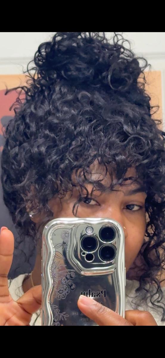 Item: Natural Black, 20, Human hair mixed with premium synthetic fibers