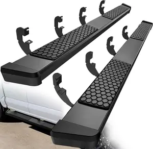 OEDRO 6 Inches Running Boards Compatible with 2019-2025 Chevy Silverado/GMC Sierra 1500 Crew Cab, 2020-2025 2500HD 3500HD Crew Cab Side Steps