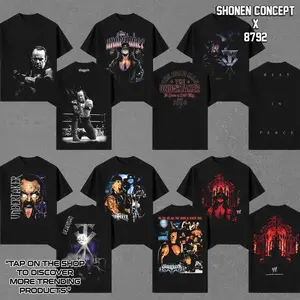 [Collection] The Undertaker Cotton T-shirt WWE Fight Night Shirt Fan Apparel Classic Oversized Gift For Wrestling Fans | Undertaker Vintage Black Top | Vintage Retro 90s Graphic Style The Undertaker Tee