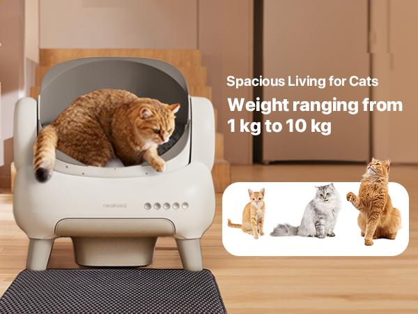 M1 Lite Open-Top Self Cleaning Cat Litter Box, Automatic Cat Litter Box with APP Control, Safety Protection, 1 Roll Waste Bag M1 Lite Open-Top Self Cleaning Cat Litter Box, Automatic Cat Litter Box with APP Control, Safety Protection, 1 Roll Waste Bag