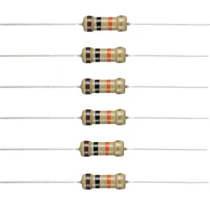 10K Ohm Resistors 1/2 W +-5% Carbon Film Single Resistor (Pack of 200)