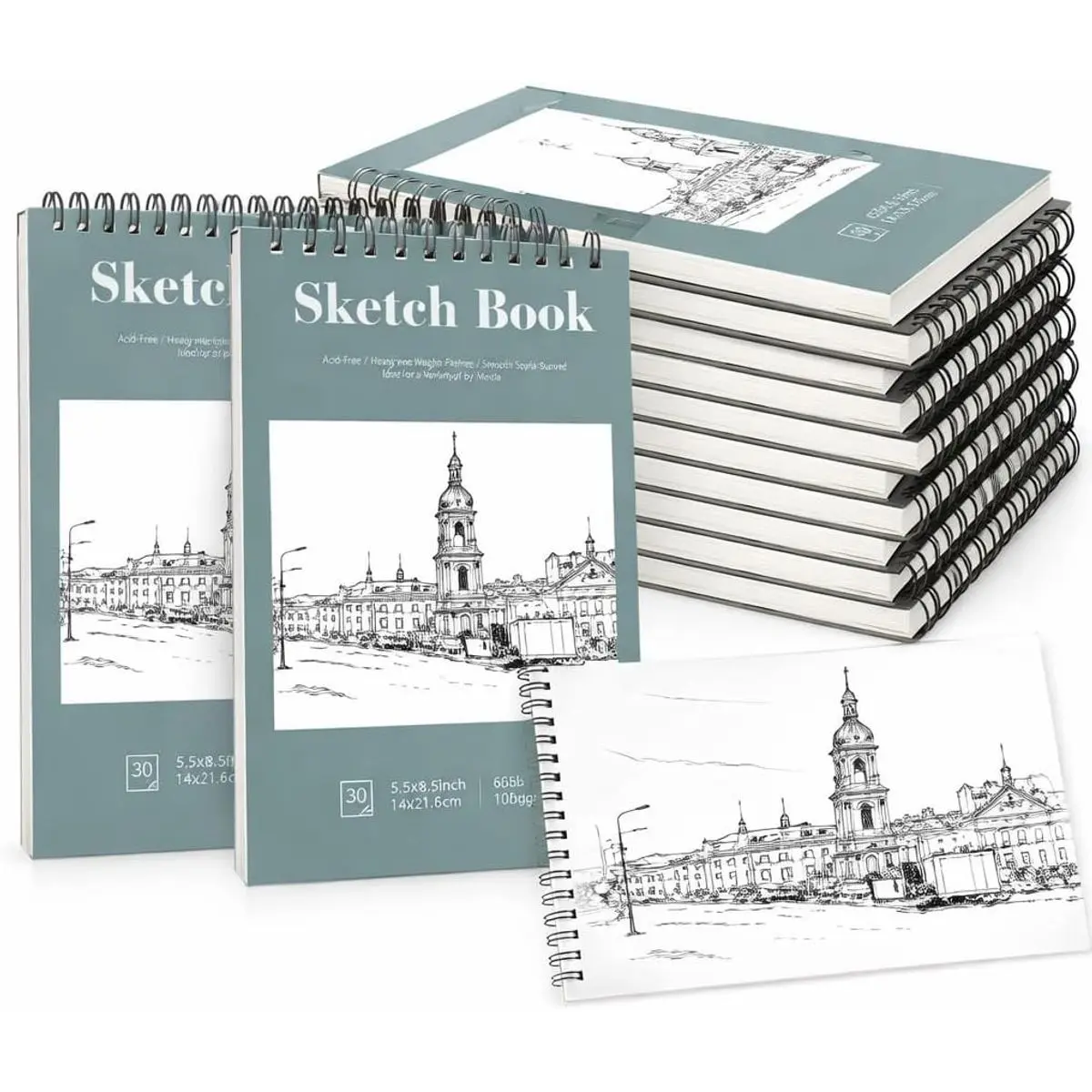 5.5 × 8.5Inch（12 Pack）