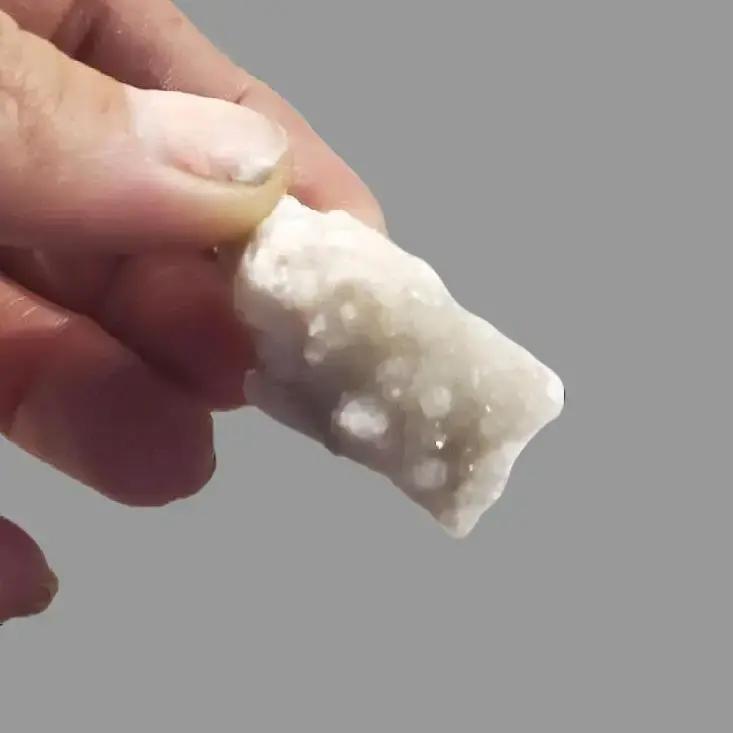 White Druzy Sugar Crystal Cluster 30g Premium Sparkle