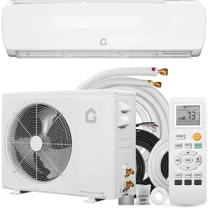 18000 BTU Ductless Wall-Mounted Mini Split Air Conditioner & Heat Pump - 19 SEER2 Inverter, 3-in-1 Cooling/Heating/Dehumidifying, Covers Up to 1250 Sq.ft, 230V, Complete Installation Kit, Pre-Charged
