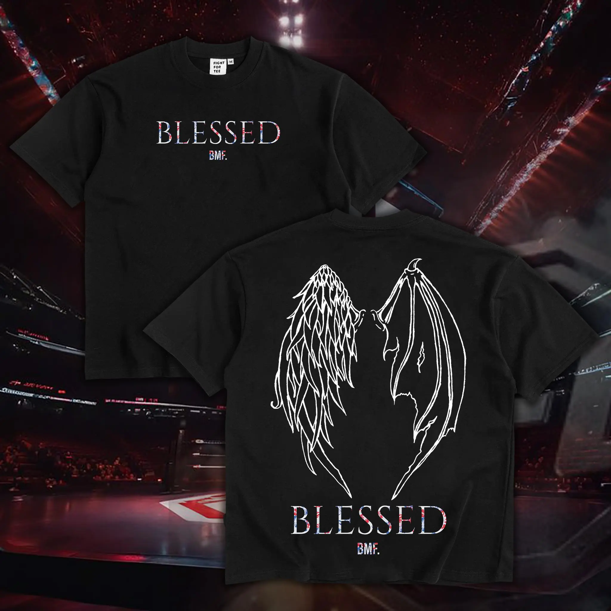 Blessed Max Holloway Oversize Vintage T-Shirt 90s Style Unisex Boxing MMA Fighter T-shirt Gift For Fan Her Him 100% Cotton DTG Printed Classic Heavy Cotton Tee