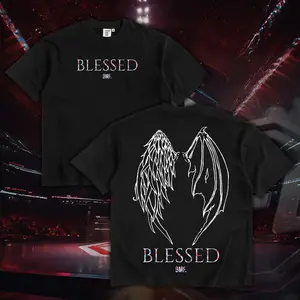 Blessed Max Holloway Oversize Vintage T-Shirt 90s Style Unisex Boxing MMA Fighter T-shirt Gift For Fan Her Him 100% Cotton DTG Printed Classic Heavy Cotton Tee